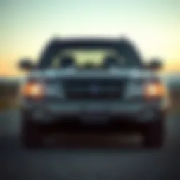 Exterior view of 2001 Subaru Forester highlighting its design