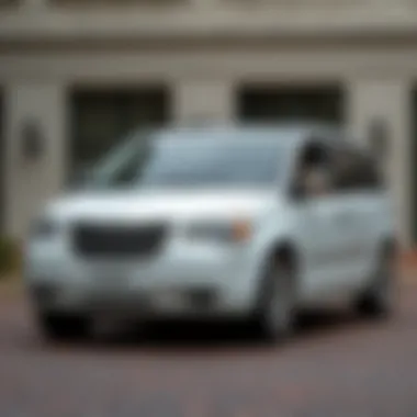 Elegant Exterior Design of Chrysler Town & Country Exterior design highlighting the elegant lines and aesthetic of the 2010 Chrysler Town & Country