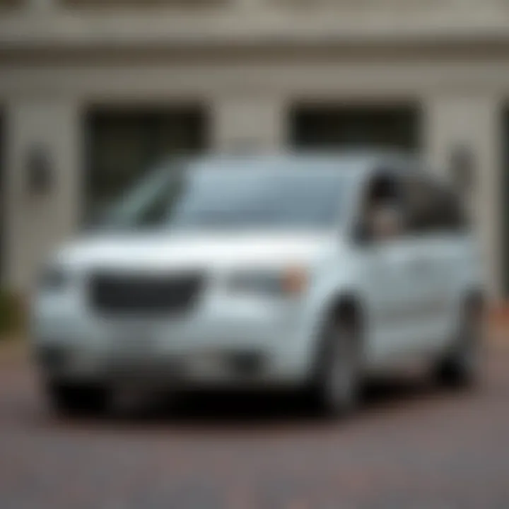 Elegant Exterior Design of Chrysler Town & Country Exterior design highlighting the elegant lines and aesthetic of the 2010 Chrysler Town & Country