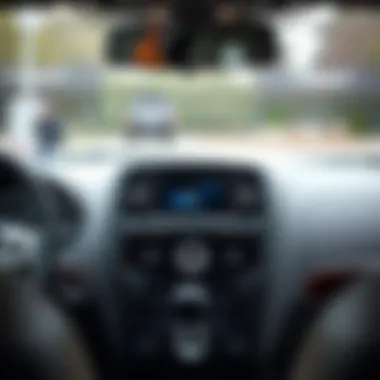 Advanced Infotainment System in Chrysler Town & Country Close-up of the advanced infotainment system in the 2010 Chrysler Town & Country