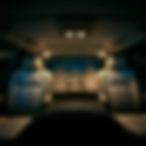 Interior view showcasing the spacious seating arrangement of the Chrysler Town & Country