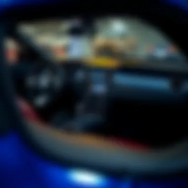 Interior of the 2012 Ford Mustang highlighting the dashboard and seating