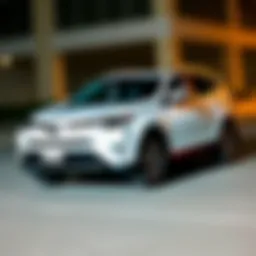 Exterior view of 2013 Toyota RAV4 showcasing its sleek design