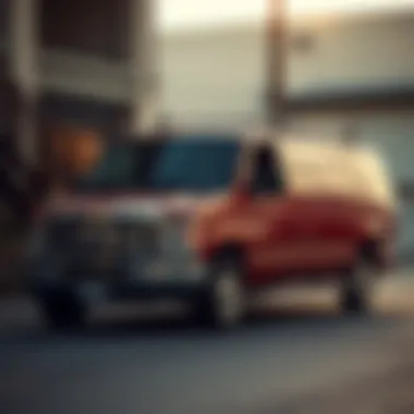 Utility of the 2014 E-Series Ford Van in Commercial Use 2014 E-Series Ford Van in a commercial setting demonstrating its utility