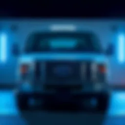 Front view of the 2014 E-Series Ford Van showcasing its robust design