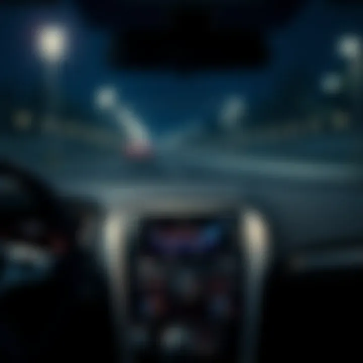 Dashboard view of the 2014 Ford Fusion Energi Titanium highlighting advanced technology features