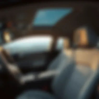 Interior seating of the 2014 Ford Fusion Energi Titanium emphasizing comfort and luxury