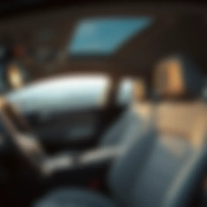 Interior seating of the 2014 Ford Fusion Energi Titanium emphasizing comfort and luxury