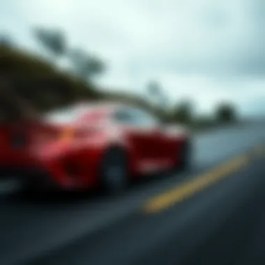 Unleashing Performance: The Driving Experience of the RC 200t F Sport Dynamic driving performance captured on a winding road