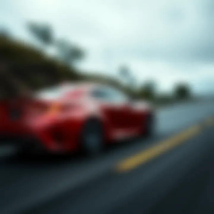 Unleashing Performance: The Driving Experience of the RC 200t F Sport Dynamic driving performance captured on a winding road