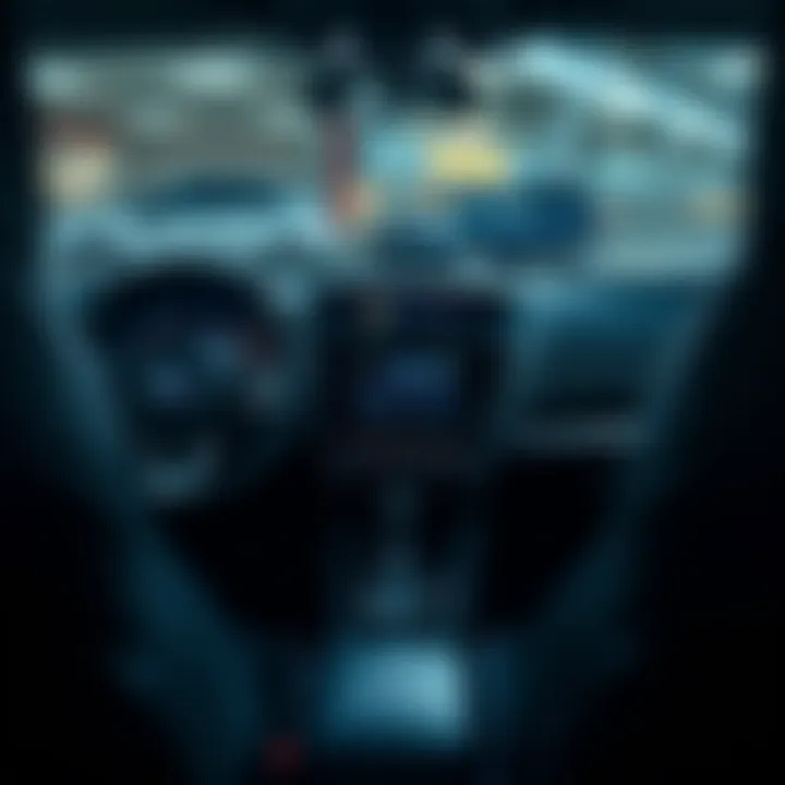 Modern Interior Features of the 2017 Subaru Impreza Interior cockpit of the 2017 Subaru Impreza highlighting its modern features.