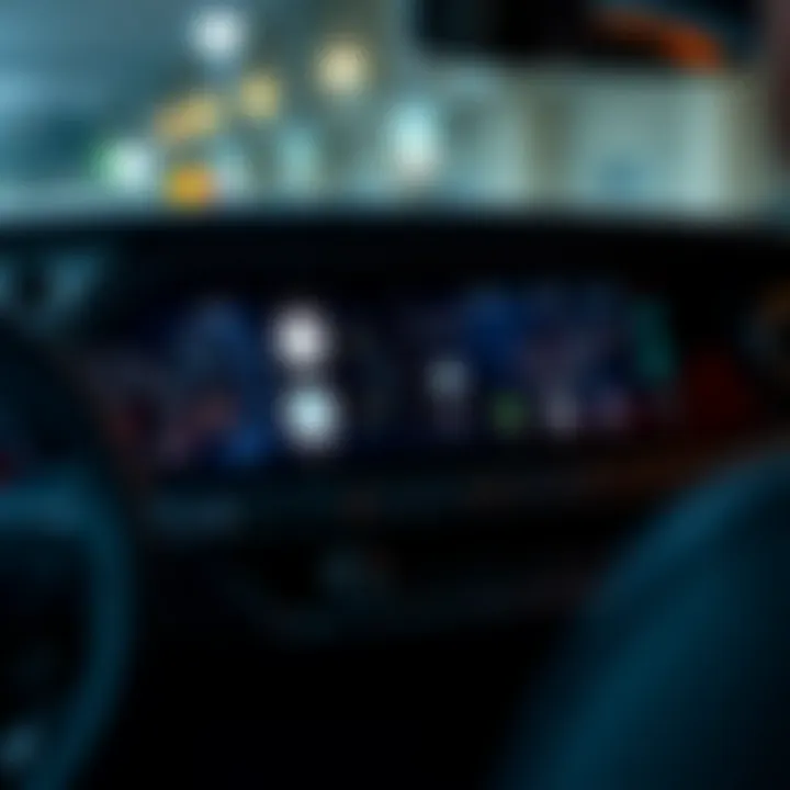 Dashboard of the 2018 Highlander featuring advanced technology