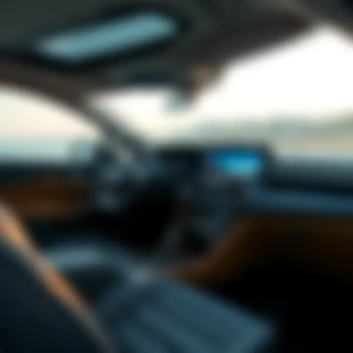 Interior layout of the 2022 Terrain SLT highlighting advanced technology features