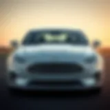 Front View of the New Ford Fusion Sleek front view of the new Ford Fusion showcasing its modern design.