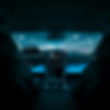 Interior Technology of the Ford Fusion Interior layout of the Ford Fusion highlighting advanced technology features.