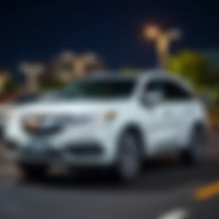 Market comparison of the 2014 Acura SUV with competitors