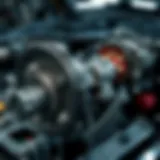 Infiniti QX70 showcasing transmission components