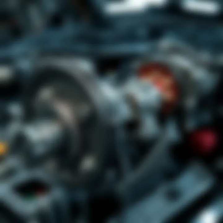 Infiniti QX70 showcasing transmission components