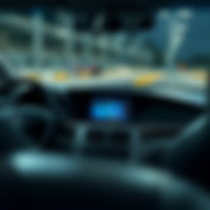 Modern Dashboard Design of the 2004 Mercedes Benz C230 Interior dashboard layout of the 2004 Mercedes Benz C230