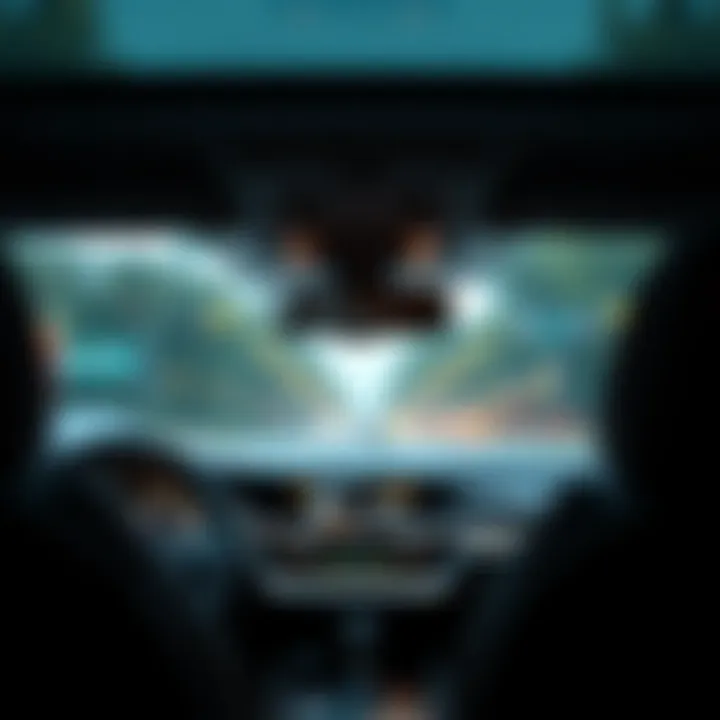 Detailed view of 2021 Lexus ES 350 dashboard and controls