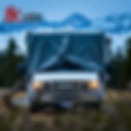 High-quality RV cover shielding against harsh weather