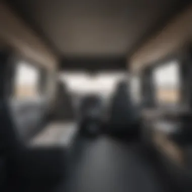 Spacious Van Interior Interior of a spacious van highlighting seating and cargo options
