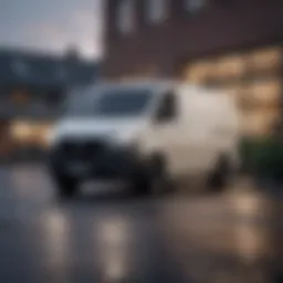 A modern van in an urban setting showcasing its versatility