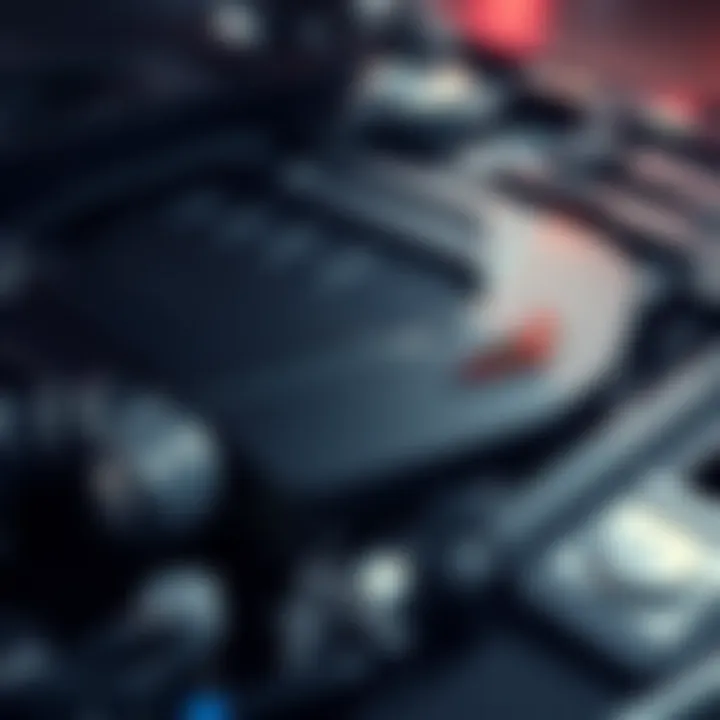 Powerful engine showcasing the performance capabilities