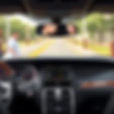 Advanced Technology Dashboard of the Chrysler Town & Country Dashboard displaying advanced technology and safety features in the 2015 Chrysler Town & Country Touring Edition