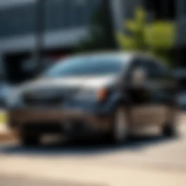 Sleek Exterior Design of the Chrysler Town & Country Exterior view of the 2015 Chrysler Town & Country Touring Edition showcasing sleek design