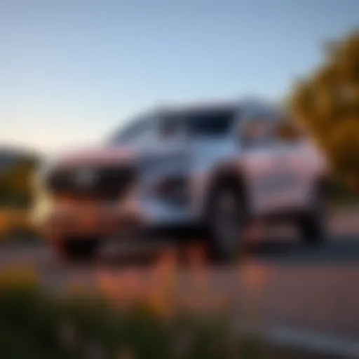 Exterior view showcasing the sleek design of the 2018 Hyundai SUV