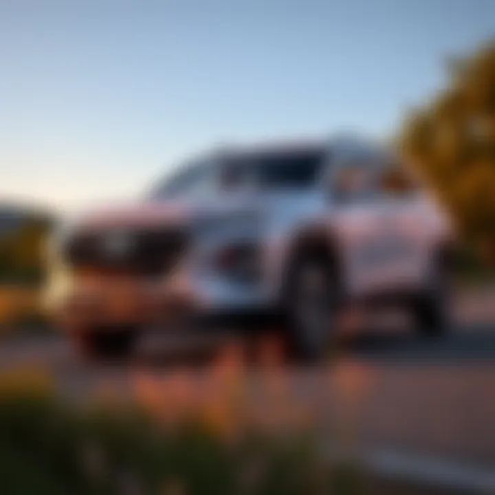 Exterior view showcasing the sleek design of the 2018 Hyundai SUV