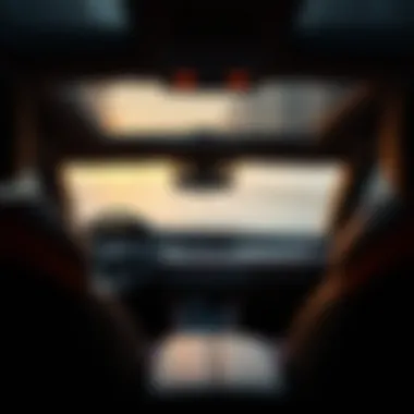 Interior layout displaying advanced technology features of the 2018 Hyundai SUV