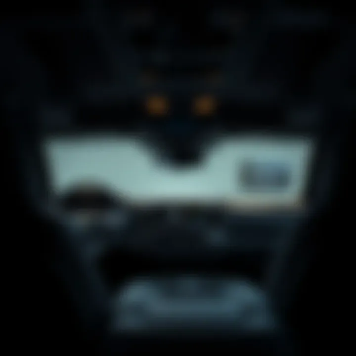 Interior Technology Features of 2022 Chevy Silverado Interior cabin of the 2022 Chevy Silverado highlighting advanced technology features