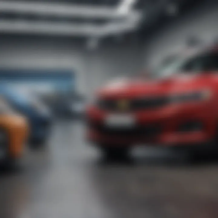 Chevrolet dealership showcasing a variety of models