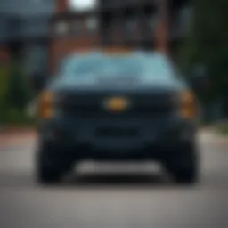 Front view of the Chevy 2500 4WD showcasing its robust design