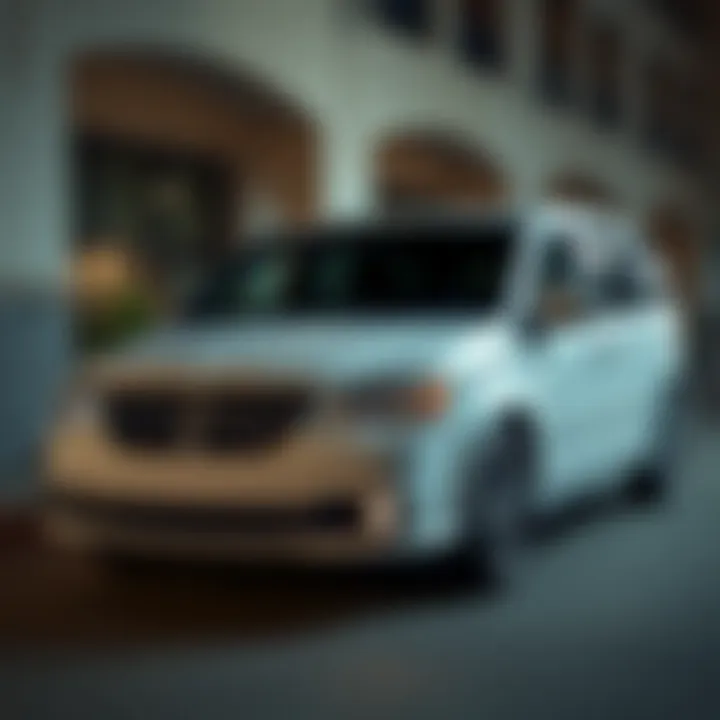 Exterior view of the 2016 Dodge Grand Caravan SE showcasing its sleek design and modern features