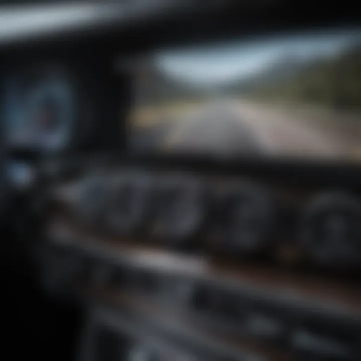Dashboard featuring advanced technology and controls in the Mercedes-Benz full-size van.