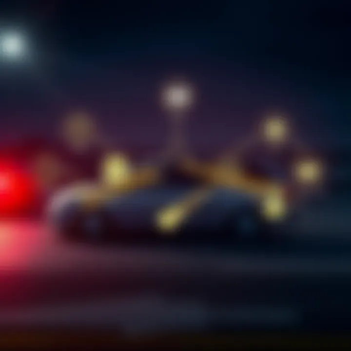 Safety features of the 2016 Dodge Grand Caravan SE represented through various icons and symbols