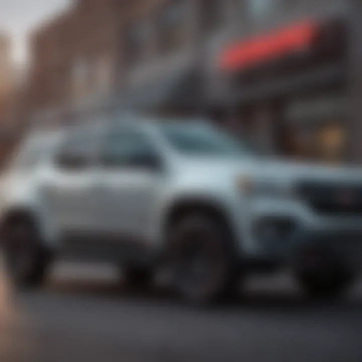 Stylish exterior of the 2019 Colorado Redline Edition showcasing its sleek design
