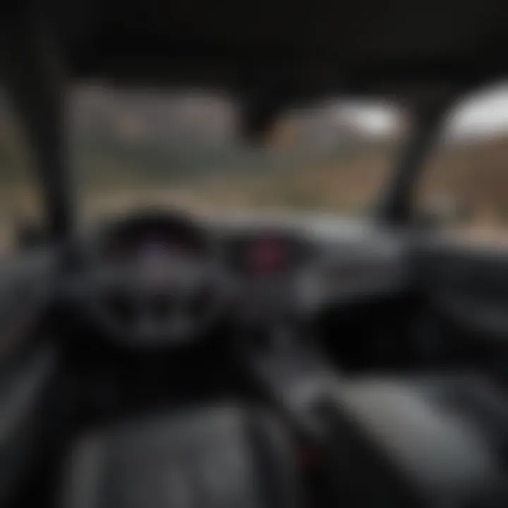 Interior view highlighting the advanced features of the 2019 Colorado Redline Edition