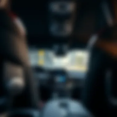 Luxurious interior of the Mercedes GLE 250