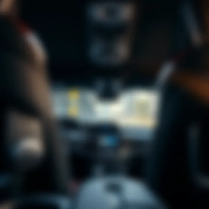 Luxurious interior of the Mercedes GLE 250