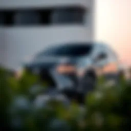 Exterior view showcasing the sleek lines of the 2019 Lexus RX 350L AWD.