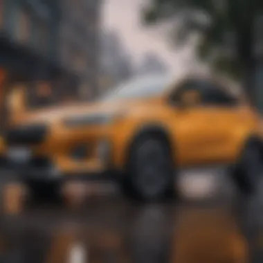 Modern Aesthetics of the Crosstrek Hybrid SUV Crosstrek Hybrid SUV exterior design showcasing modern aesthetics