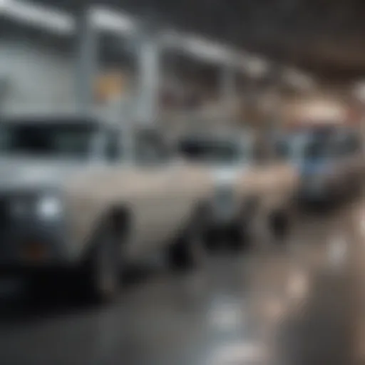 Diverse range of vehicles at a Davenport car dealership