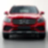 Front view of the 2022 Mercedes GLC 300 showcasing its elegant design