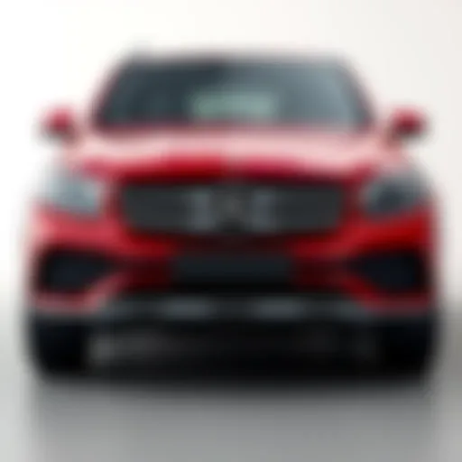 Front view of the 2022 Mercedes GLC 300 showcasing its elegant design