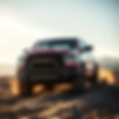 Dodge Ram RT 10 in Action on Rugged Terrain Dodge Ram RT 10 in action on a rugged terrain