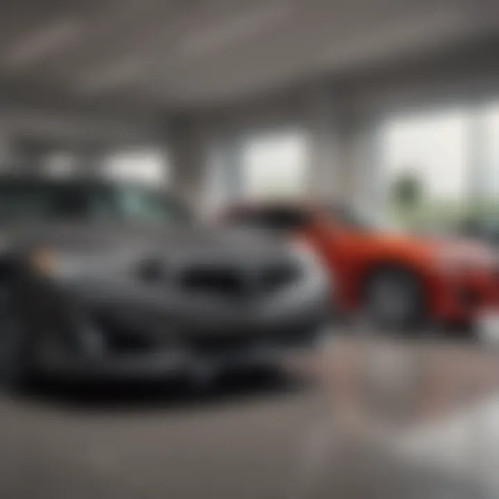 Showroom floor filled with a variety of Acura models available for purchase